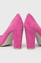 Marco Tozzi - Обувки с дебел ток розов 2.2.22436.22