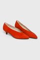 Vagabond - Обувки с дебел ток оранжев