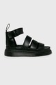 Kožené sandále Dr. Martens Clarissa II usňová koža čierna 24477001