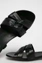 čierna Gino Rossi - Sandále Saly
