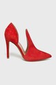 Steve Madden - Lodičky usňová koža červená SM11000214