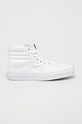 Vans - Trampki SK8-Hi płaska biały VN000D5IW001