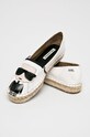 Încălțăminte Karl Lagerfeld - Espadrile Karl Ikonic Slip On KL80111 alb