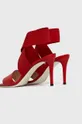 červená Pollini - Sandále