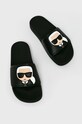 Karl Lagerfeld - Шльопанці Kondo II KL80905 чорний SS19