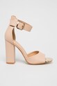 Truffle Collection - Sandále stĺpikový béžová VELA10