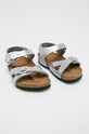 Birkenstock - Sandały dziecięce 731483 srebrny AA00
