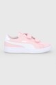 Puma buty dziecięce Smash v2 Buck V Ps 365183.G różowy 365183.G