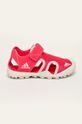 koralová adidas Performance - Detské sandále Captain Toey BC0702 Dievčenský