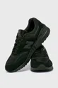 black New Balance shoes