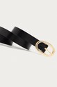 Pieces - Curea de piele 17092949 negru AA00