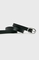 Pieces - Curea de piele 17092949 negru AA00