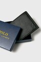 Polo Ralph Lauren - Portfel skórzany 405526310003 czarny 405526310003