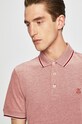 Selected Homme - Tricou Polo 16065598 rosu AA00