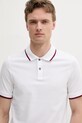 Îmbrăcăminte Armani Exchange polo de bumbac 8NZF75.Z8M5Z alb