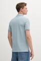 Памучна тениска с яка Armani Exchange 8NZF75.Z8M5Z син SS25