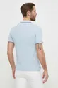 Bavlnené polo tričko Armani Exchange modrá
