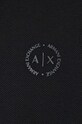 Armani Exchange polo bawełniane 8NZF75.Z8M5Z czarny