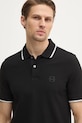 Bavlnené polo tričko Armani Exchange čierna 8NZF75.Z8M5Z
