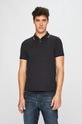 granatowy Armani Exchange polo bawełniane