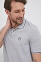 Armani Exchange polo de bumbac gri 8NZF75.Z8M5Z