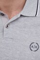 Armani Exchange polo de bumbac 8NZF75.Z8M5Z gri