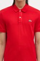 Lacoste polo bawełniane czerwony PH4012