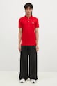 Lacoste polo bawełniane PH4012 czerwony