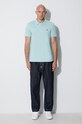 Lacoste polo de bumbac PH4012 turcoaz AW24
