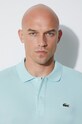 Бавовняне поло Lacoste PH4012 бірюзовий