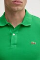Lacoste polo bawełniane PH4012 zielony