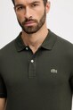 Lacoste polo bawełniane zielony PH4012