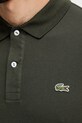 Lacoste polo bawełniane PH4012 zielony