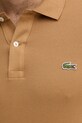 Lacoste polo bawełniane PH4012 beżowy