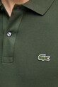 Lacoste polo bawełniane PH4012 zielony