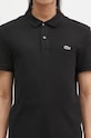 Lacoste Silver Chine Petit Pique Slim Fit Polo Black black PH4012