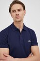 Lacoste polo bawełniane granatowy PH4012