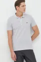 γκρί Βαμβακερό μπλουζάκι πόλο Lacoste