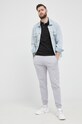 Lacoste polo bawełniane PH4012 czarny AW24