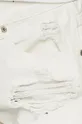 biela Glamorous - Rifľové krátke nohavice