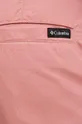 rózsaszín Columbia pamut rövidnadrág Washed Out