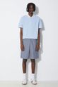 Bavlněné šortky Columbia Washed Out 1491953 šedá SS25