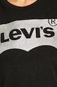 Levi's βαμβακερό τοπ 17369.0483 μαύρο
