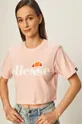 różowy Ellesse - T-shirt Alberta Cropped Tee
