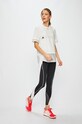 adidas Performance - Top Stella McCartney DT9227 okrúhly biela DT9227