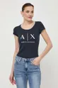 blu navy Armani Exchange t-shirt in cotone