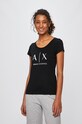Хлопковая футболка Armani Exchange чёрный 8NYT70.YJ16Z