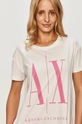 fehér Armani Exchange - T-shirt