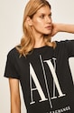 Armani Exchange tricou bleumarin 8NYTCX.YJG3Z