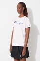 Champion t-shirt bawełniany różowy 110992